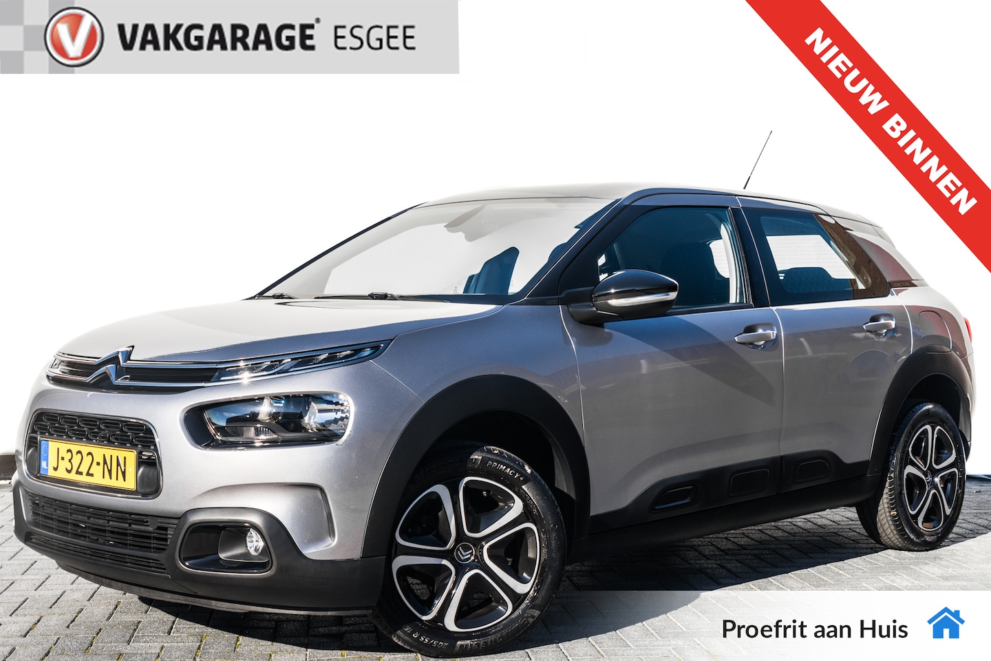 Citroën C4 Cactus - 1.2 111 PK PureTech Feel RIJKLAAR INCL:GARANTIE | Navigatie | Cruise Control | 17'' LMV | - AutoWereld.nl