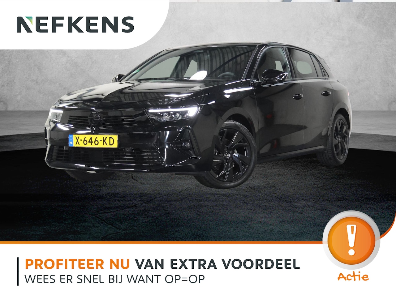 Opel Astra - 1.2 130PK Turbo GS | AUTOMAAT | AppleCarPlay/AndroidAuto | 360° Camera | Keyless entry & S - AutoWereld.nl