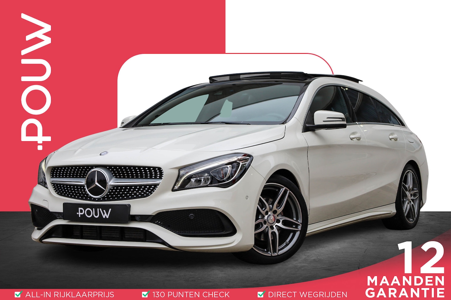 Mercedes-Benz CLA-klasse Shooting Brake - 200 156pk AUT | Panoramadak | Afneembare Trekhaak | Adaptive Cruise - AutoWereld.nl
