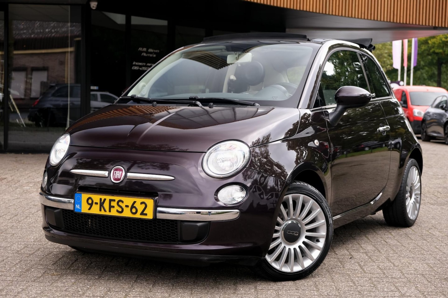 Fiat 500 C - 0.9 TwinAir Lounge/Cabrio/Airco/Bluetooth/NW.APK/ - AutoWereld.nl