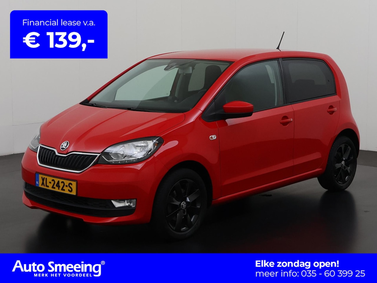 Skoda Citigo - 1.0 Sportpakket Style | Carplay | Airco | 15" LM | Zondag Open! - AutoWereld.nl