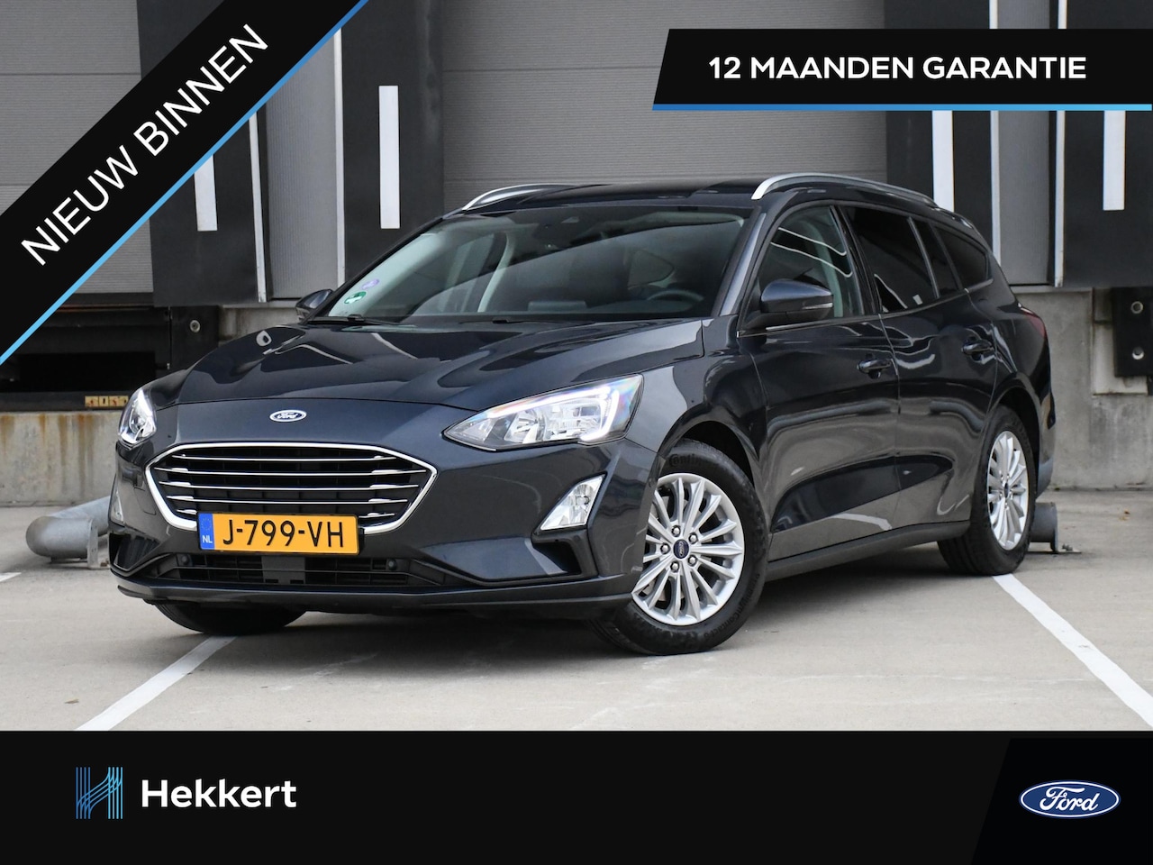 Ford Focus Wagon - Titanium X Business 1.0 EcoBoost Hybrid 125pk 100% FORD ONDERHOUDEN | WINTER PACK | BLIS | - AutoWereld.nl