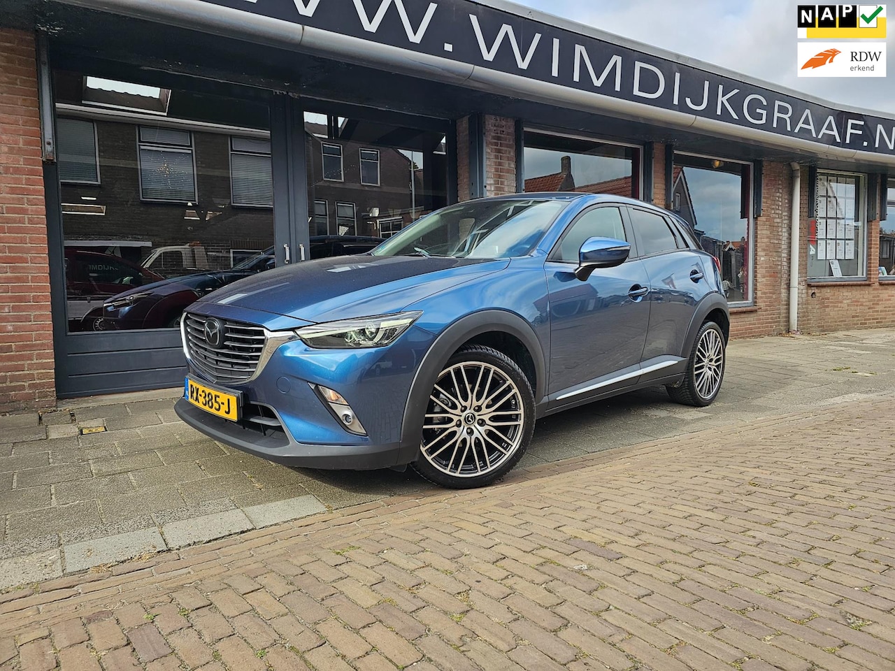 Mazda CX-3 - 2.0 SkyActiv-G 120 GT-M 2.0 SkyActiv-G 120 GT-M , leer , camera, enz enz - AutoWereld.nl