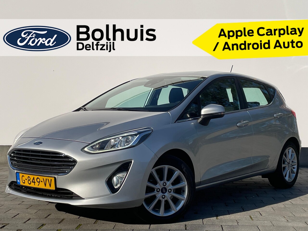 Ford Fiesta - EcoBoost 95PK Titanium | Led dagrijverlichting I Climate I PDC I Apple carplay/Android aut - AutoWereld.nl