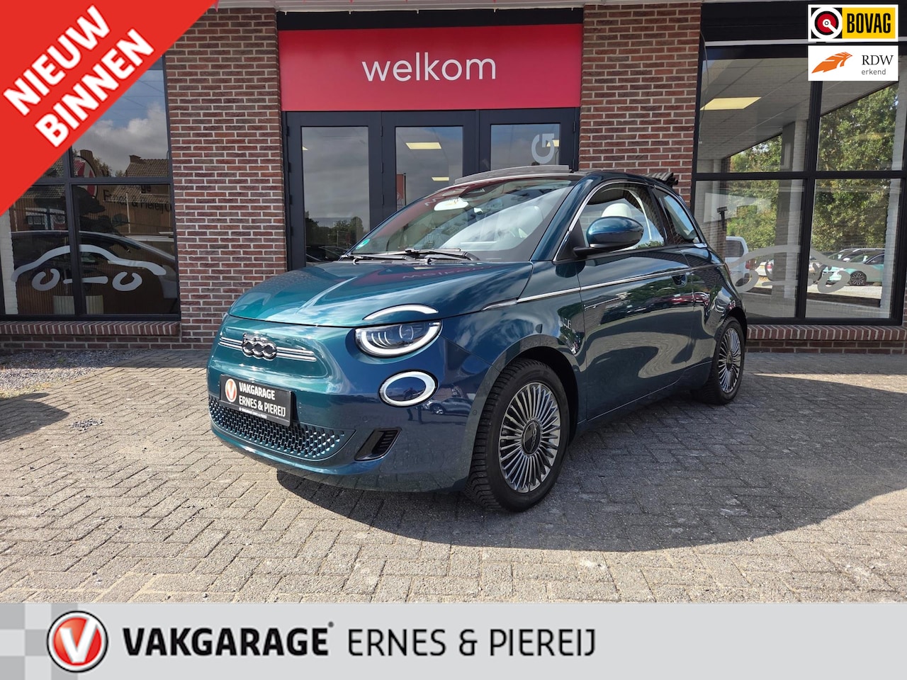 Fiat 500 C - Cabrio 42 kWh nieuw accupakket met nog 8 jaar garantie! - AutoWereld.nl
