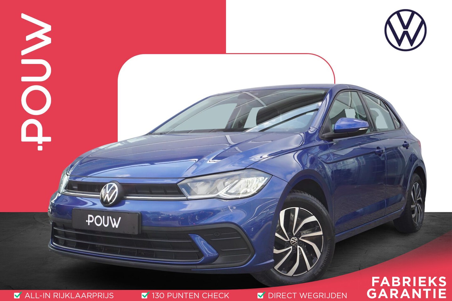 Volkswagen Polo - 1.0 TSI 95pk Life | Apple Carplay & Android Auto | Parkeersensoren V+A | Airco - AutoWereld.nl