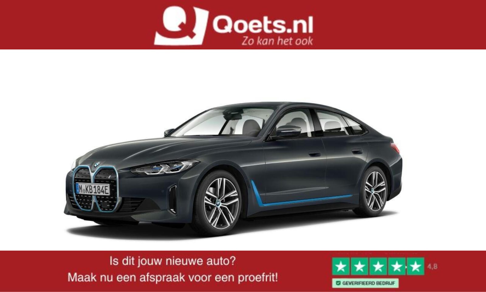 BMW i4 - eDrive40 84 kWh Elektrische Schuif/Kanteldak - Harman Kardon - Active Cruise Control - Ele - AutoWereld.nl