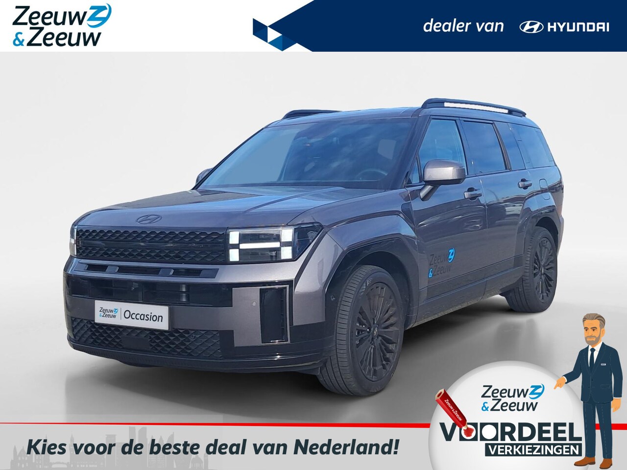 Hyundai Santa Fe - 1.6 T-GDI PHEV Black Line 4WD 6p. | Full options! | Leder | Stoelverwarming + koeling | Ro - AutoWereld.nl