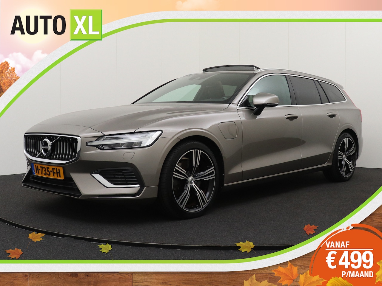 Volvo V60 - 2.0 304 PK T8 PHEV AWD Inscription Pano-dak Memory 19'LMV Camera - AutoWereld.nl