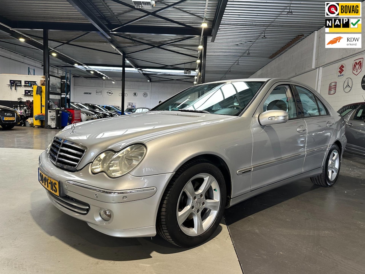 Mercedes-Benz C-klasse - 200 Kompressor Avantgarde/Leder/Dealer onderhouden - AutoWereld.nl
