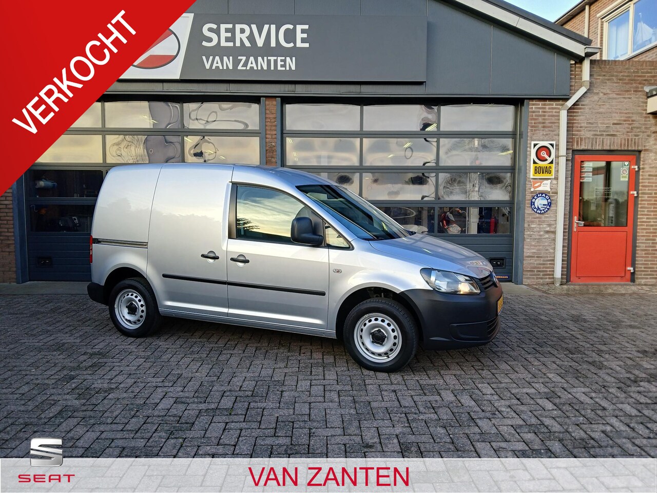 Volkswagen Caddy - 1.6 TDI MARGE Auto!! + Electr. pakk. + Airco + betimmering, Prachtige auto!! - AutoWereld.nl