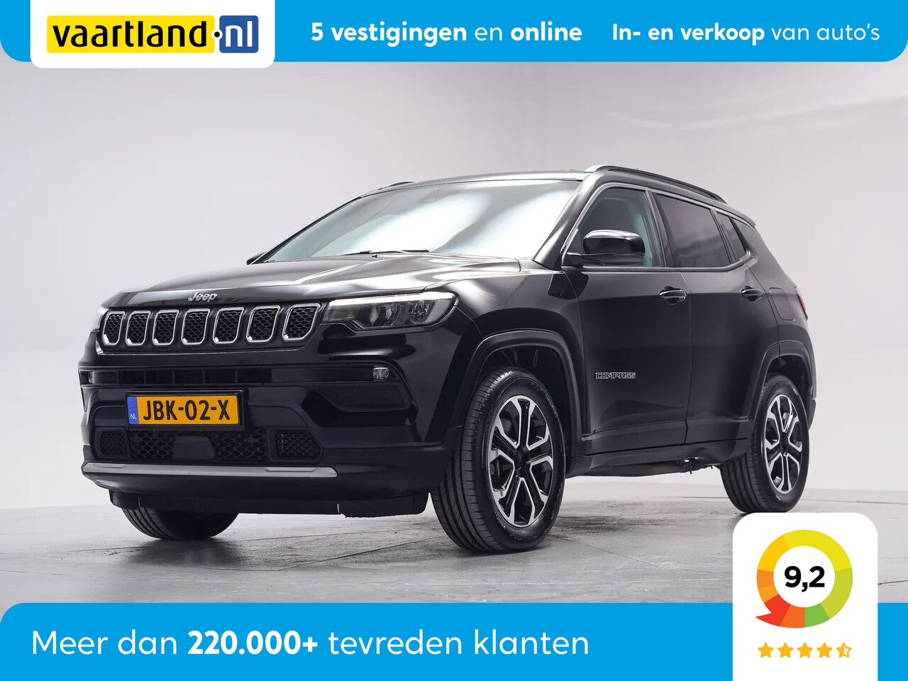 Jeep Compass - 4xe Plug-in Hybrid Limited Business [ Navi Camera Half leder ] - AutoWereld.nl