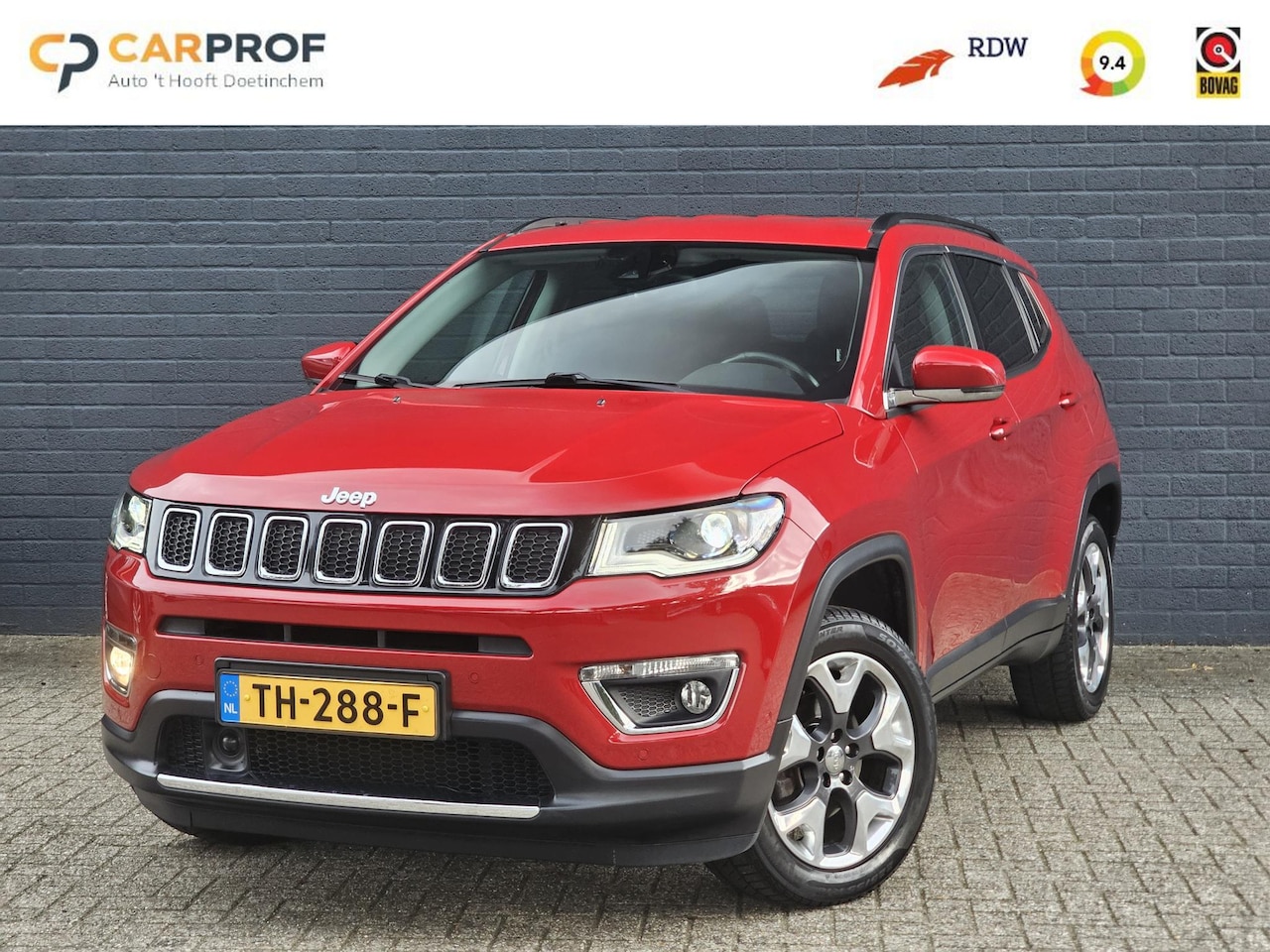 Jeep Compass - 1.4 MultiAir Limited 4x4 / LEDER / BEATS / ELEK. STOELEN - AutoWereld.nl