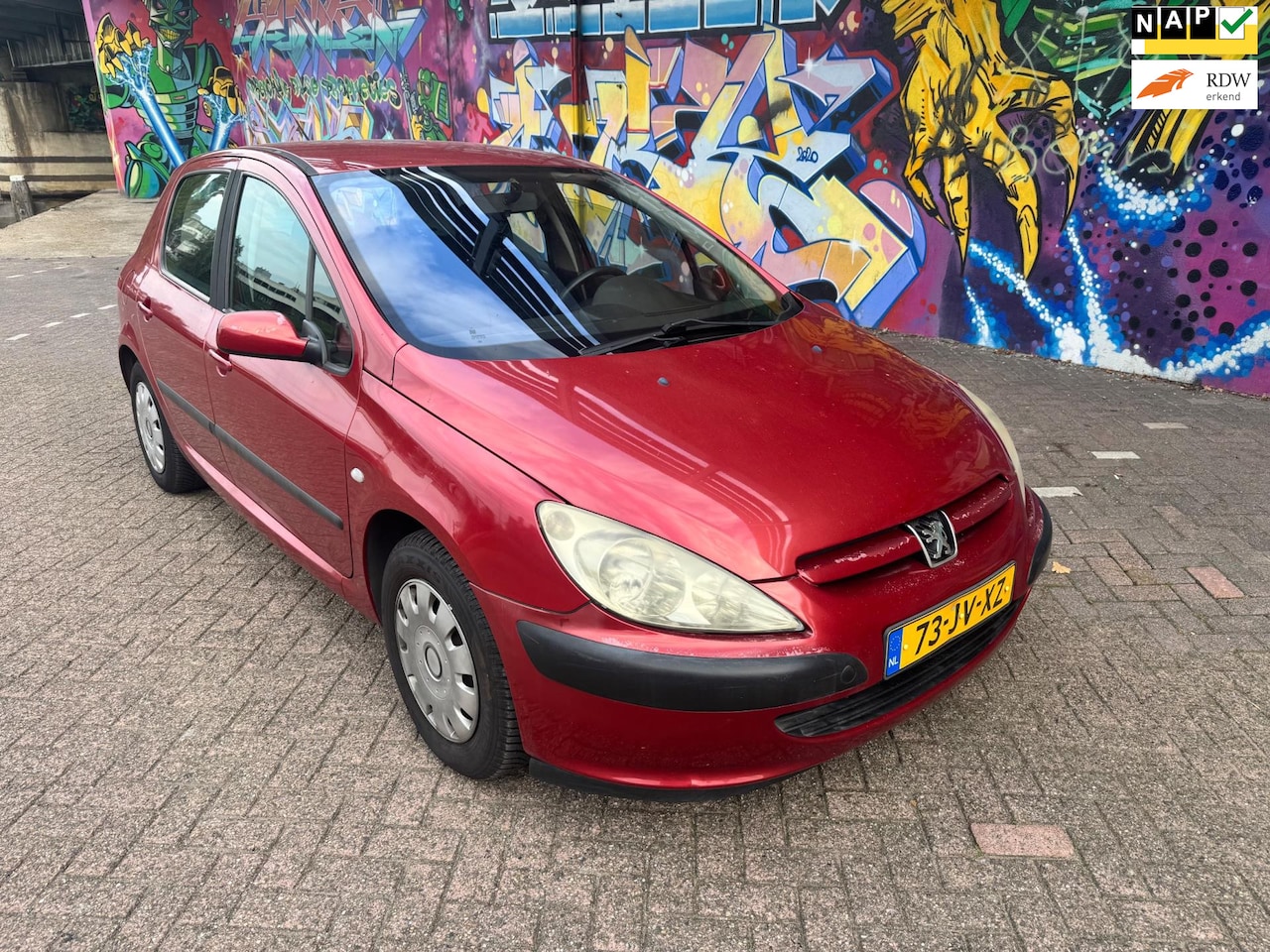 Peugeot 307 - 1.6-16V XS AUTOMAAT z.g.a.n banden en distributie riem airco. 5 deuren zeer leuke auto rij - AutoWereld.nl