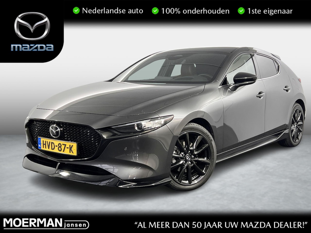 Mazda 3 - 2.5 e-SkyActiv-G M Hybrid 140 Nagisa / Dealer demo / Aero pakket - AutoWereld.nl