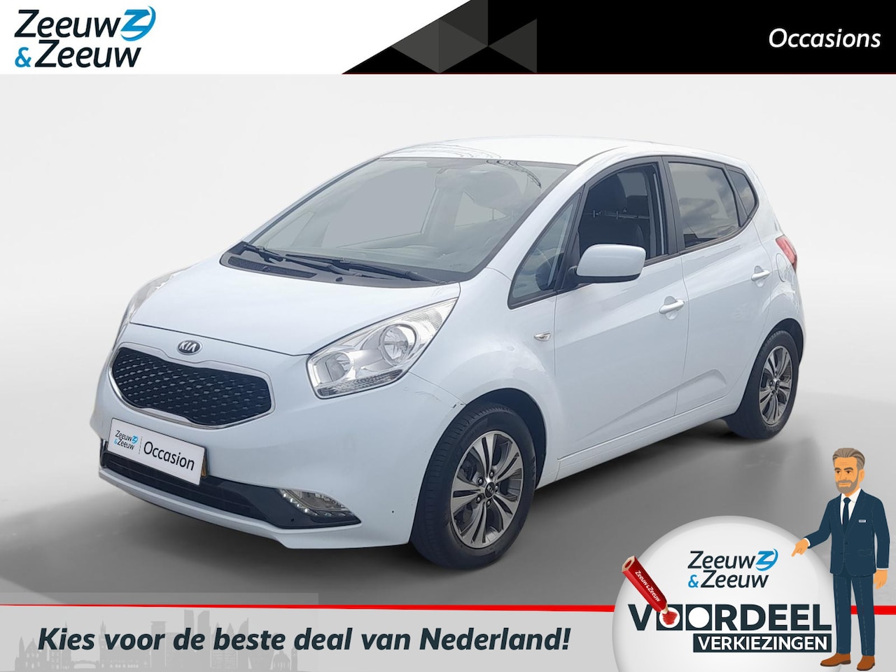 Kia Venga - 1.4 DynamicPLusLine 1e Eigenaar | Dealer onderhouden | Trekhaak | Bovag garantie | NAP - AutoWereld.nl