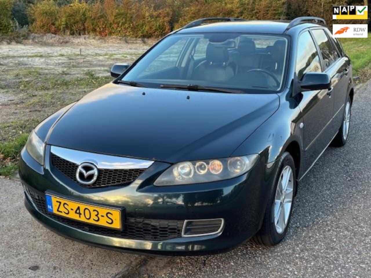 Mazda 6 Sportbreak - 2.0i Business Edition Automaat ECC Audio/CD LMV 16" ESP Cruisecontrol TCS Trekhaak Dealero - AutoWereld.nl