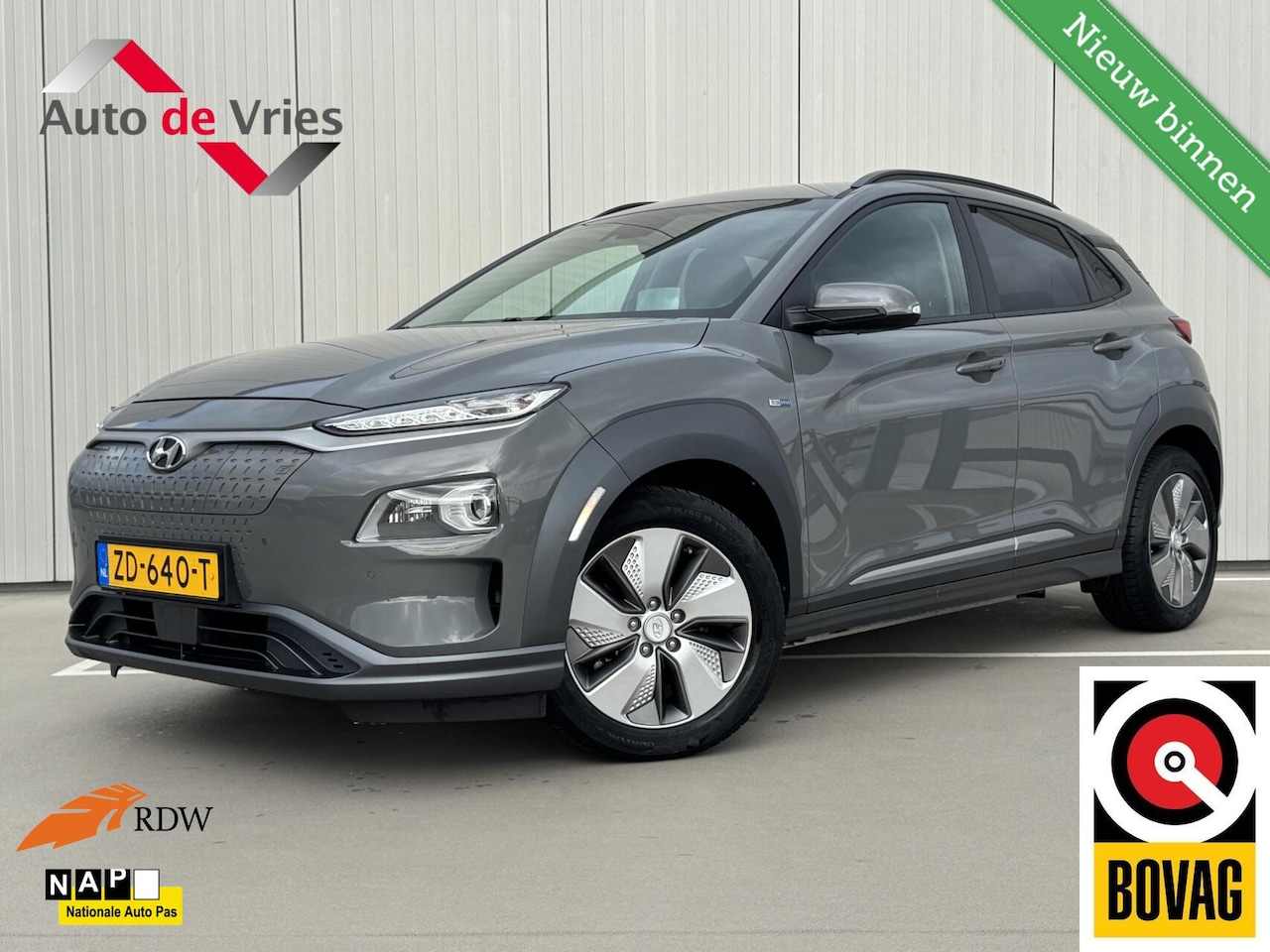 Hyundai Kona Electric - EV Premium 64 kWh|NL-Auto|Navi|Cruise Adaptief - AutoWereld.nl