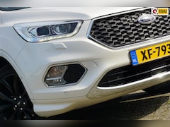 Ford Kuga - 1.5 EcoBoost Vignale | White Platinum | Schuif-/Panodak/Carplay/Leder/Full-LED/Elek.stoelv