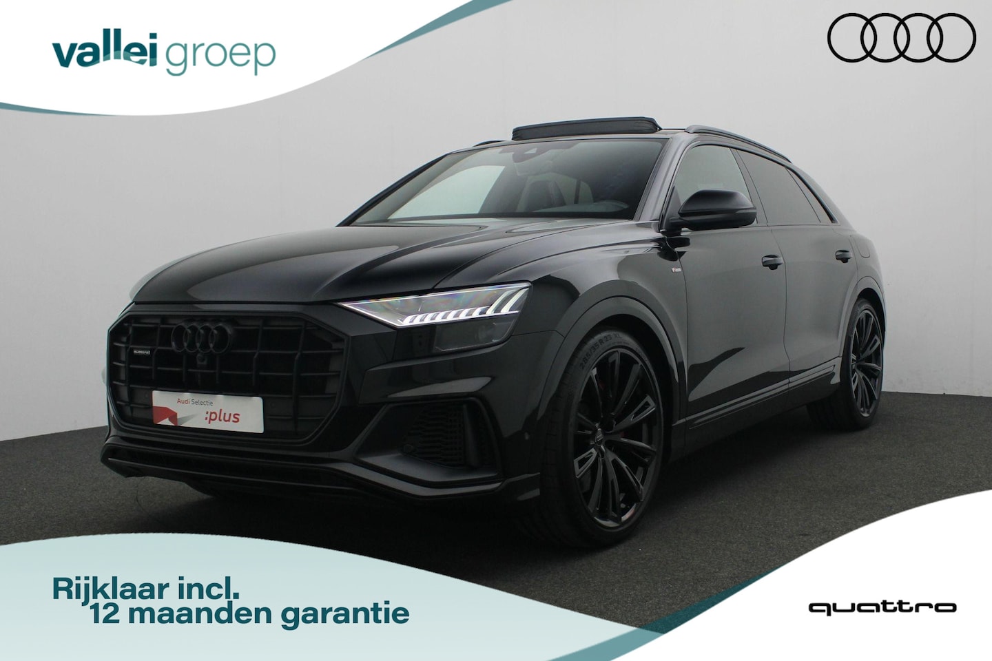 Audi Q8 - 60 TFSI e 462 pk tiptronic quattro Pro Line S Competition | Panoramadak | Valcona leder | - AutoWereld.nl