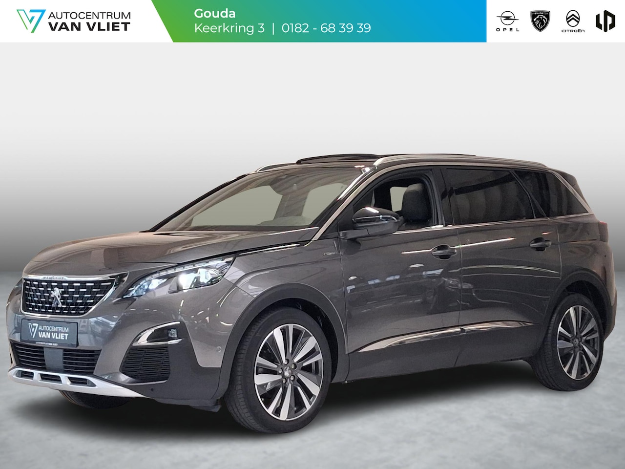 Peugeot 5008 - 1.2 Turbo 130pk GT-Line 5 Zitter | Navigatie | Elektrisch Panoramadak | Achteruitrijcamera - AutoWereld.nl