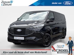Ford Transit Custom - 320 2.5 PHEV L2H1 Black Platinum DC | VOORRAAD | 0, 99% rente | Lederen bekleding | Dubbel