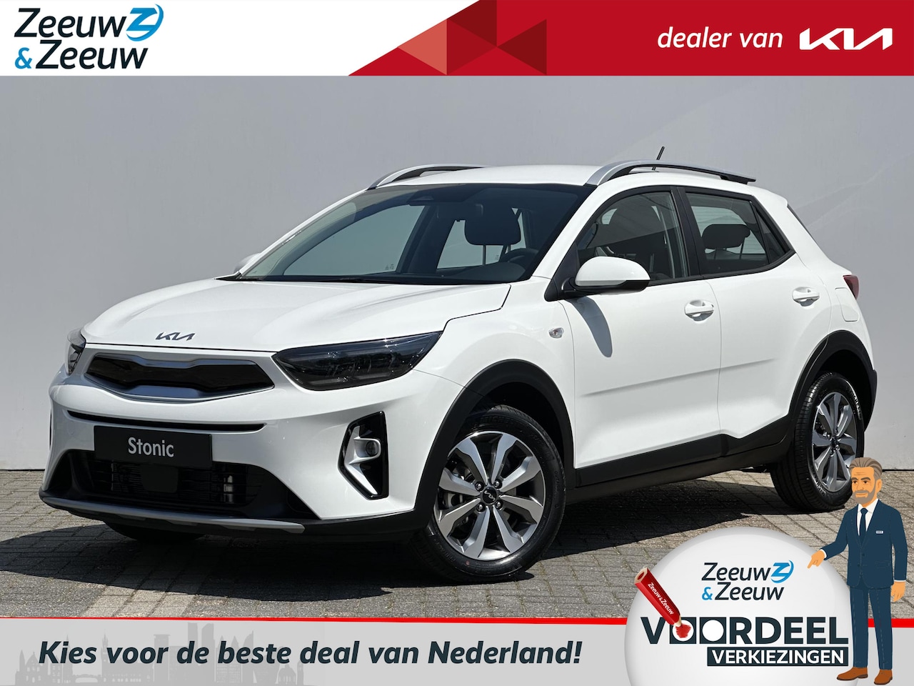 Kia Stonic - 1.0 T-GDi MHEV DynamicLine | Airco | Camera | Apple Carplay | Android Auto | Lane Assist - AutoWereld.nl