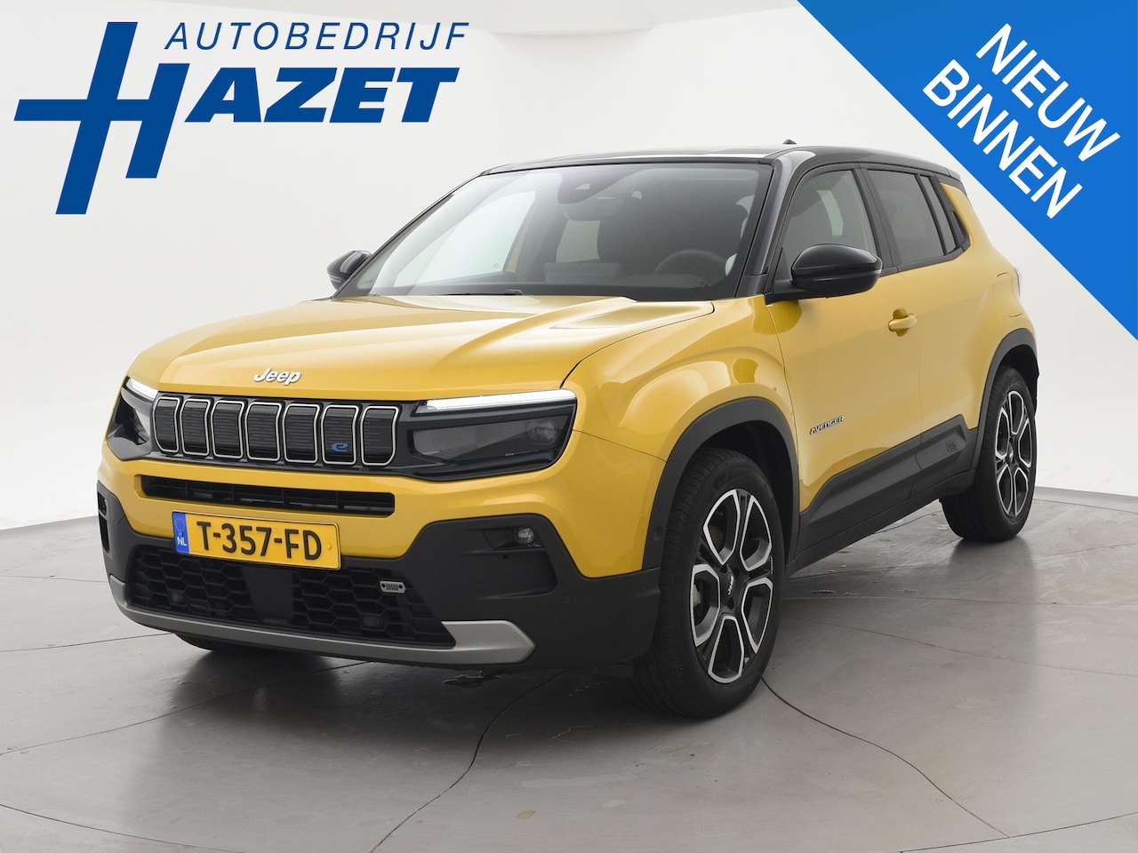 Jeep Avenger - SUMMIT 54 kWh SUN YELLOW TWO-TONE + BREEDBEELD APPLE CARPLAY | CAMERA | ADAPTIVE CRUISE CO - AutoWereld.nl