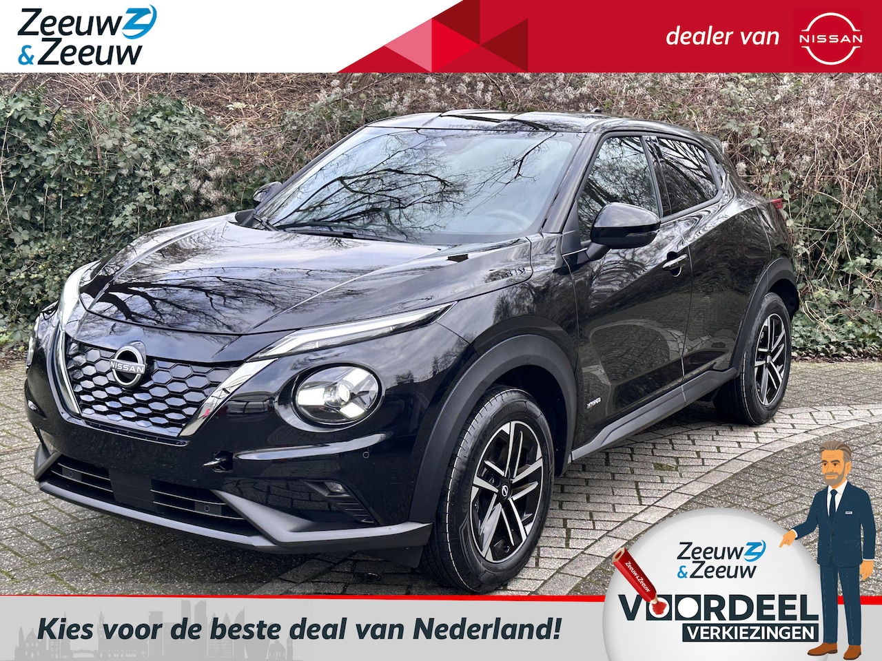 Nissan Juke - 1.6 Hybrid N-Connecta | €600.- korting inclusief inruilpremie | Nieuwe unieke kleur | Crui - AutoWereld.nl