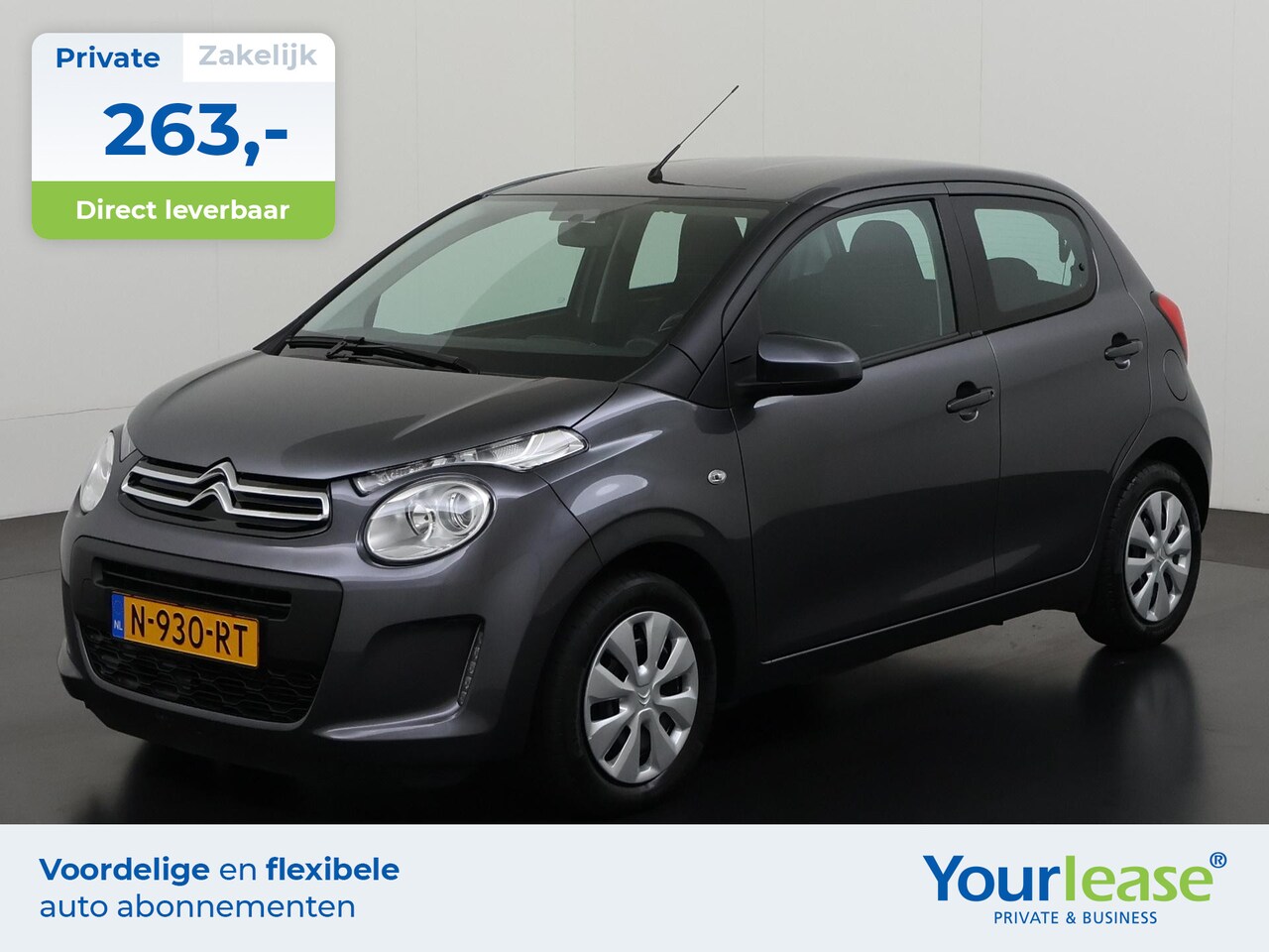 Citroën C1 - 1.0 VTi Feel | All-in 263,- Private Lease | Zondag Open! - AutoWereld.nl