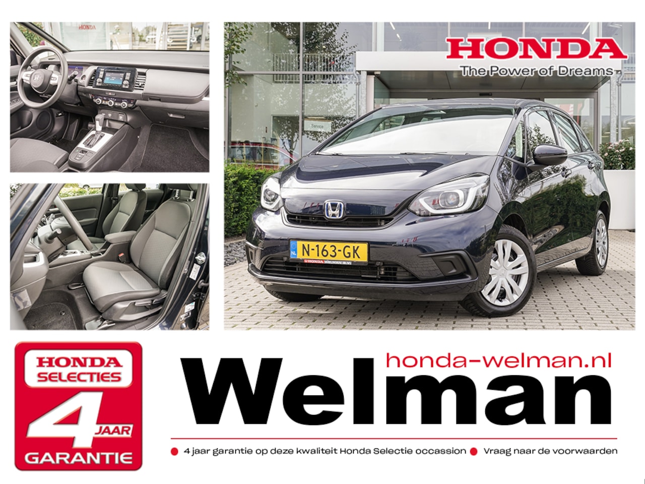 Honda Jazz - 1.5i e:HEV COMFORT - ALL WEATHERS - PARKEER SENSOREN - AutoWereld.nl