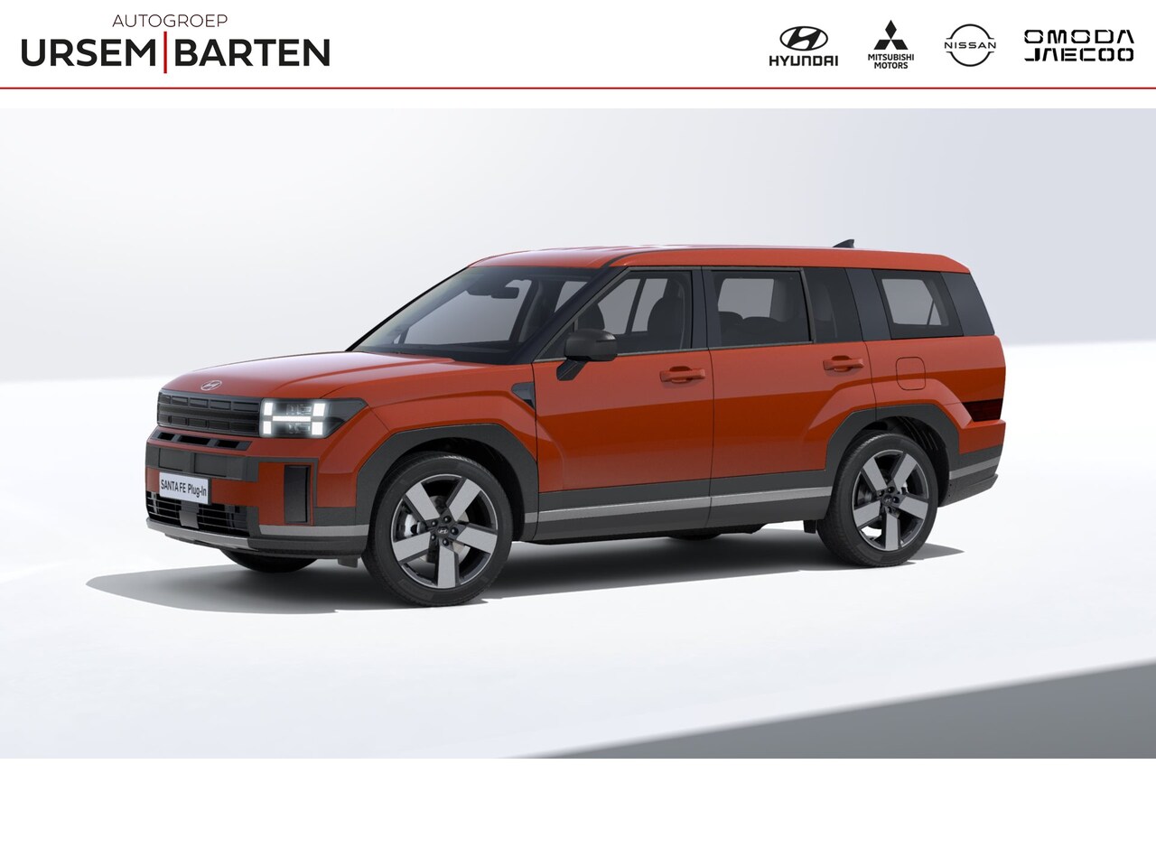 Hyundai Santa Fe - 1.6 T-GDI PHEV Comfort Smart 4WD 7p. Terracota Orange - AutoWereld.nl