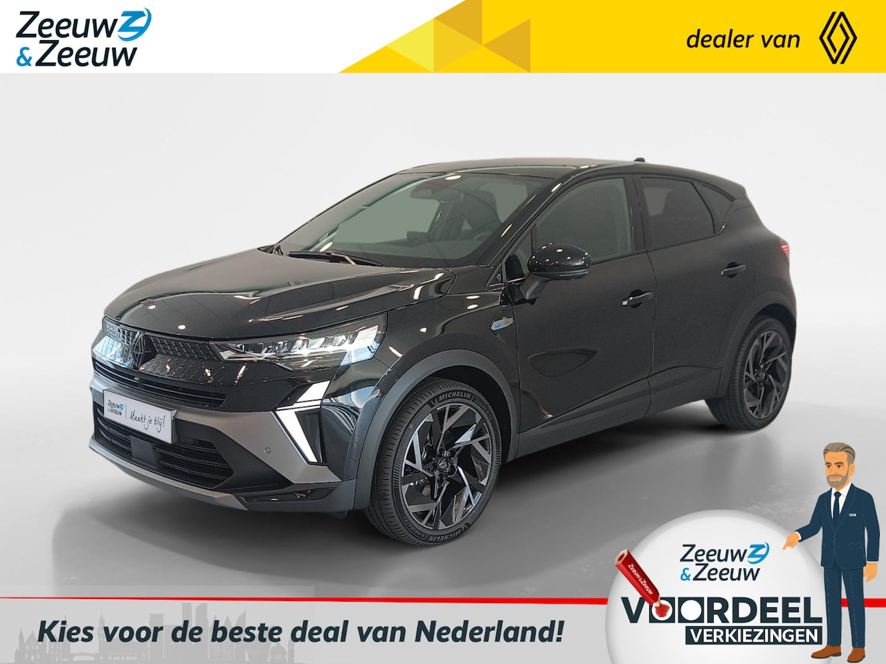 Renault Captur - 1.8 E-Tech full hybrid 160 esprit Alpine Uit voorraad leverbaar op = op - AutoWereld.nl