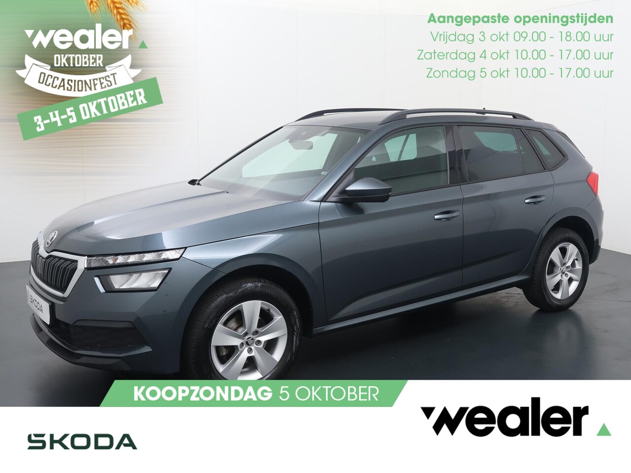 Skoda Kamiq - 1.0 TSI Sport Business | 110 PK | Verwarmde voorstoelen | Climate control | LED verlichtin - AutoWereld.nl