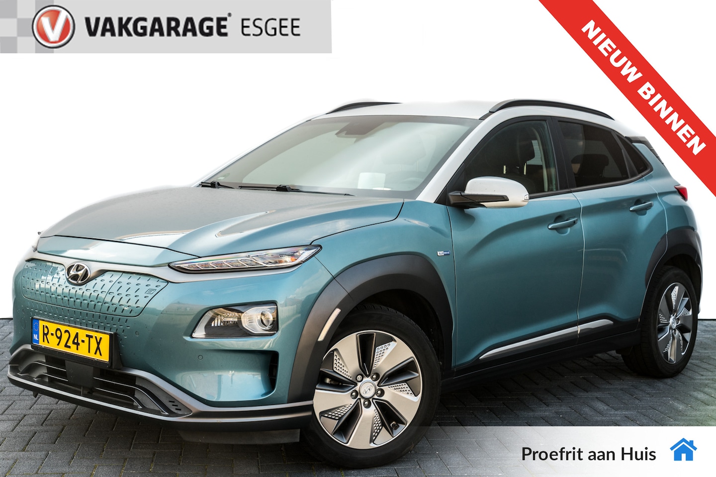 Hyundai Kona Electric - EV Premium 64 kWh RIJKLAAR INCL:GARANTIE AUTOMAAT Clima | Navigatie  | PDC V/A | Stoel / s - AutoWereld.nl