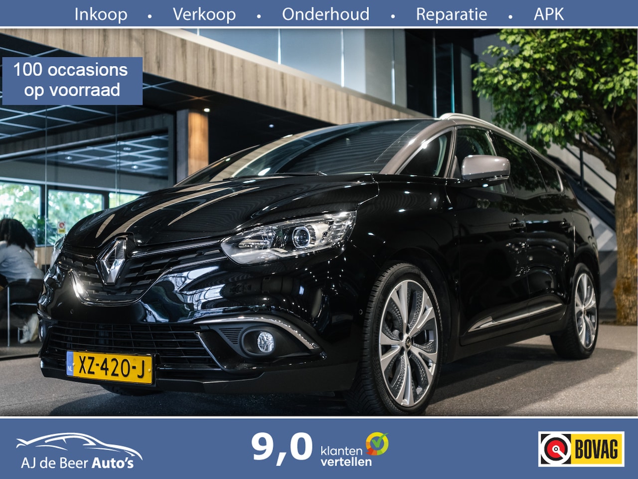 Renault Grand Scénic - 1.3 140pk TCe Intens 7p. Half leder | Sensoren | LED | Navi | Lane | Dodehoek - AutoWereld.nl