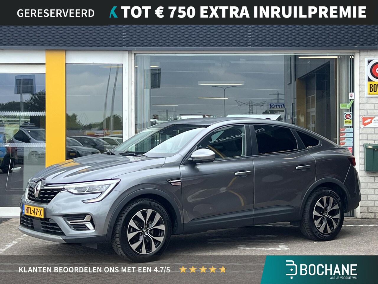 Renault Arkana - 1.6 E-Tech Hybrid 145 Zen | Elektrische verstelbare bestuurdersstoel | Achteruitrijcamera - AutoWereld.nl