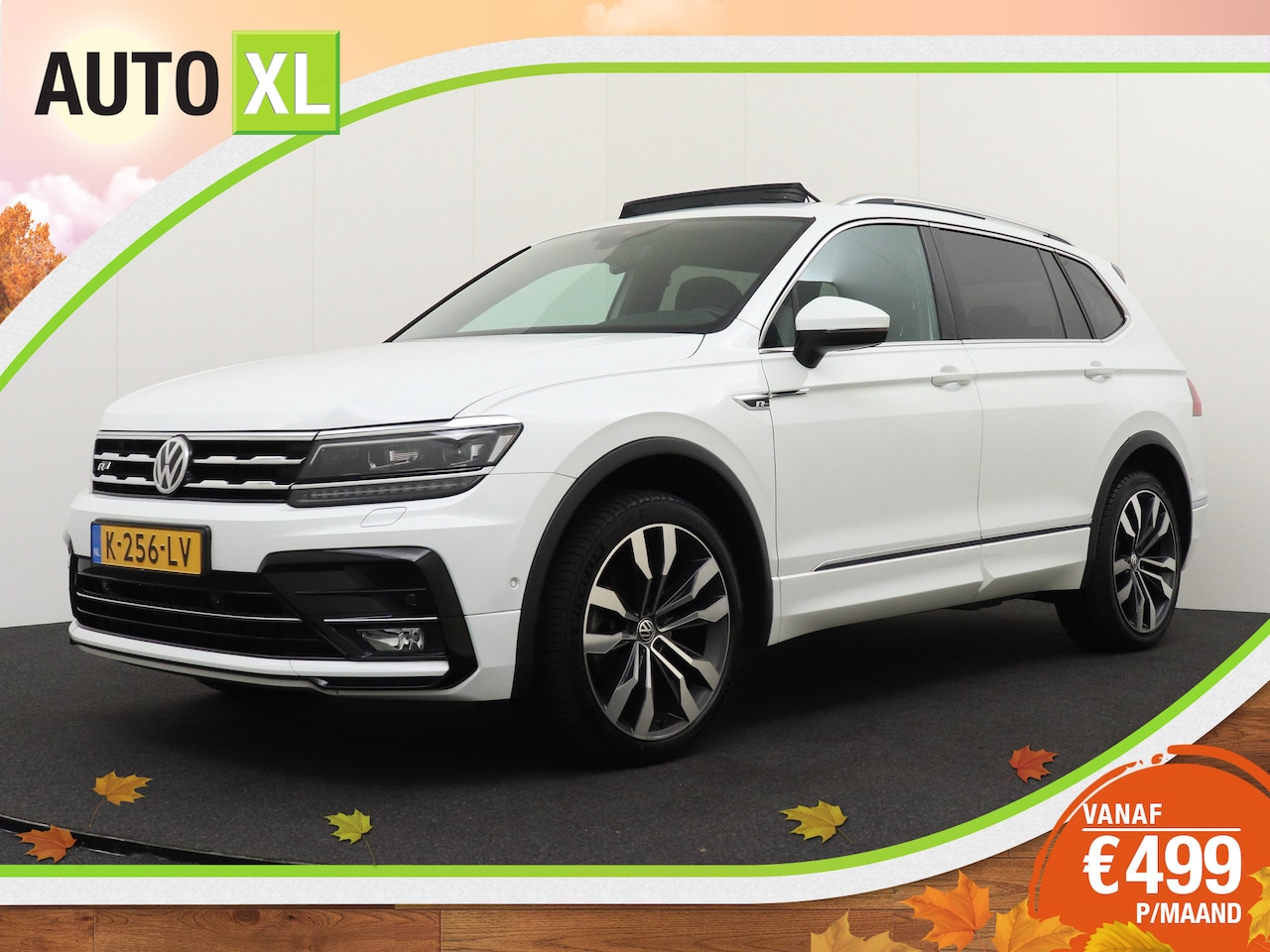 Volkswagen Tiguan Allspace - 2.0 TDI 150PK Aut. Highline R-Line 7P. Pano-Dak Massage Adap. Cruise - AutoWereld.nl