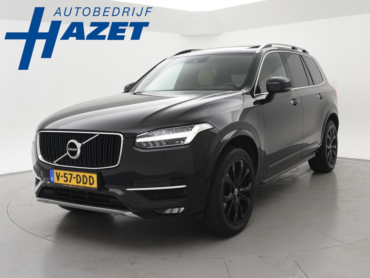 Volvo XC90 - 2.0 D5 AWD 235 PK POLESTAR GRIJS KENTEKEN *MARGE* + TREKHAAK | HEAD-UP | PANORAMA | LEDER - AutoWereld.nl