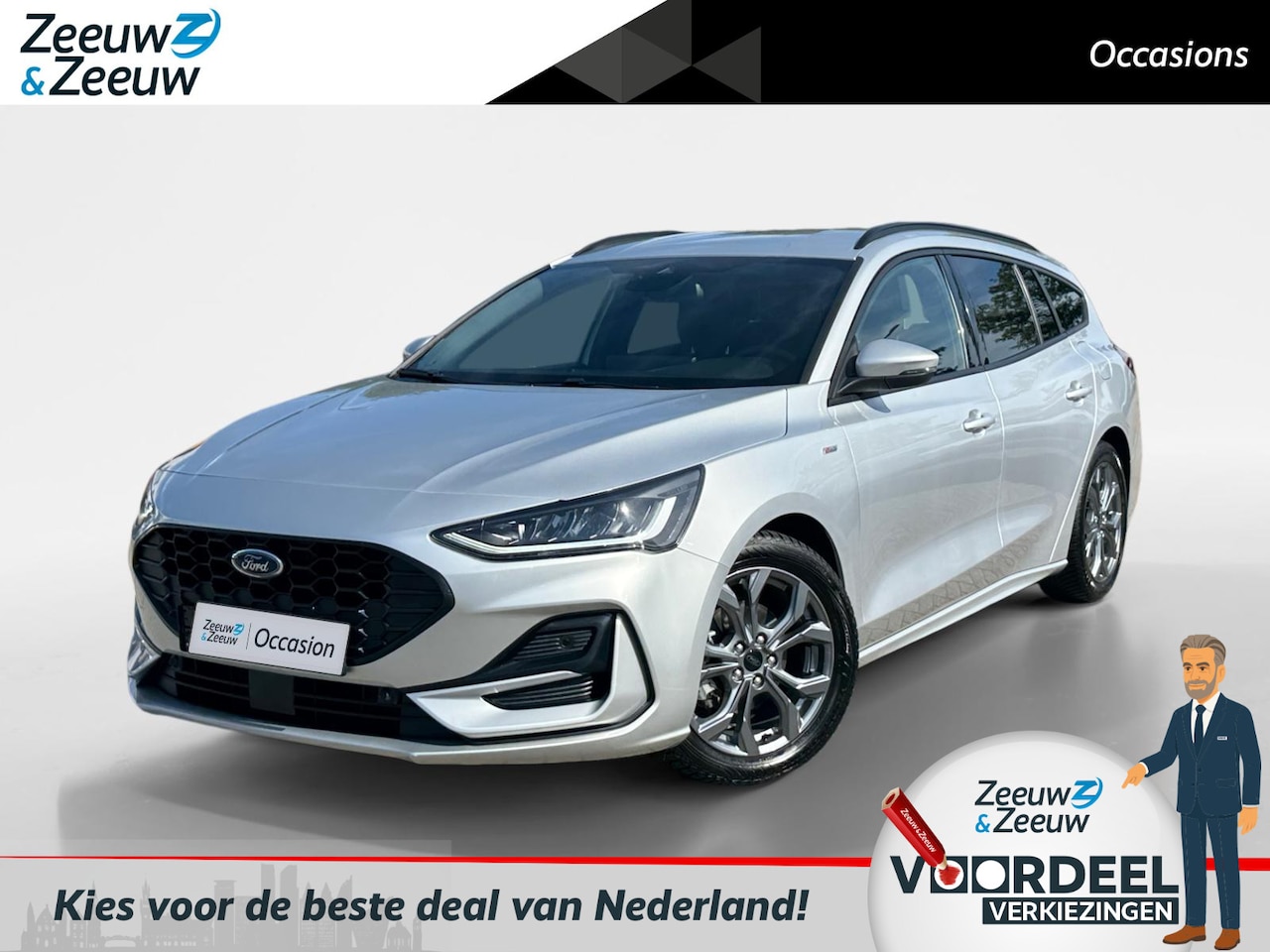 Ford Focus Wagon - Check uitvoering |Winter Pack| Full-LED koplampen| Geluidsisolerend glas| Sportonderstel| - AutoWereld.nl