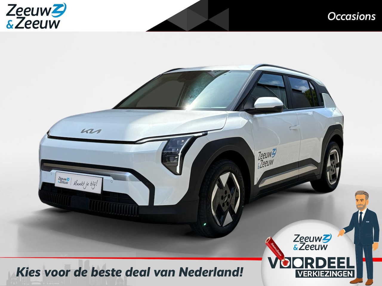 Kia EV3 - Plus 58.3 kWh Fabrieksgarantie t/m 11-7-2032 + 3x 1 jaar * - AutoWereld.nl