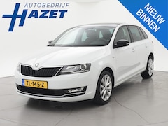 Skoda Rapid Spaceback - 1.0 TSI DSG AUT CLEVER WIT PARELMOER + PANORAMADAK | STOELVERWARMING | DAB | NAVIGATIE
