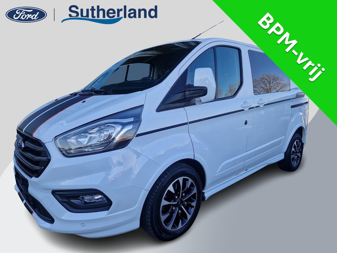 Ford Transit Custom - 310 2.0 TDCi EcoBlue 310 L1 Sport Dubbele Cabine | 170pk Automaat | DC | Achteruitrijcamer - AutoWereld.nl