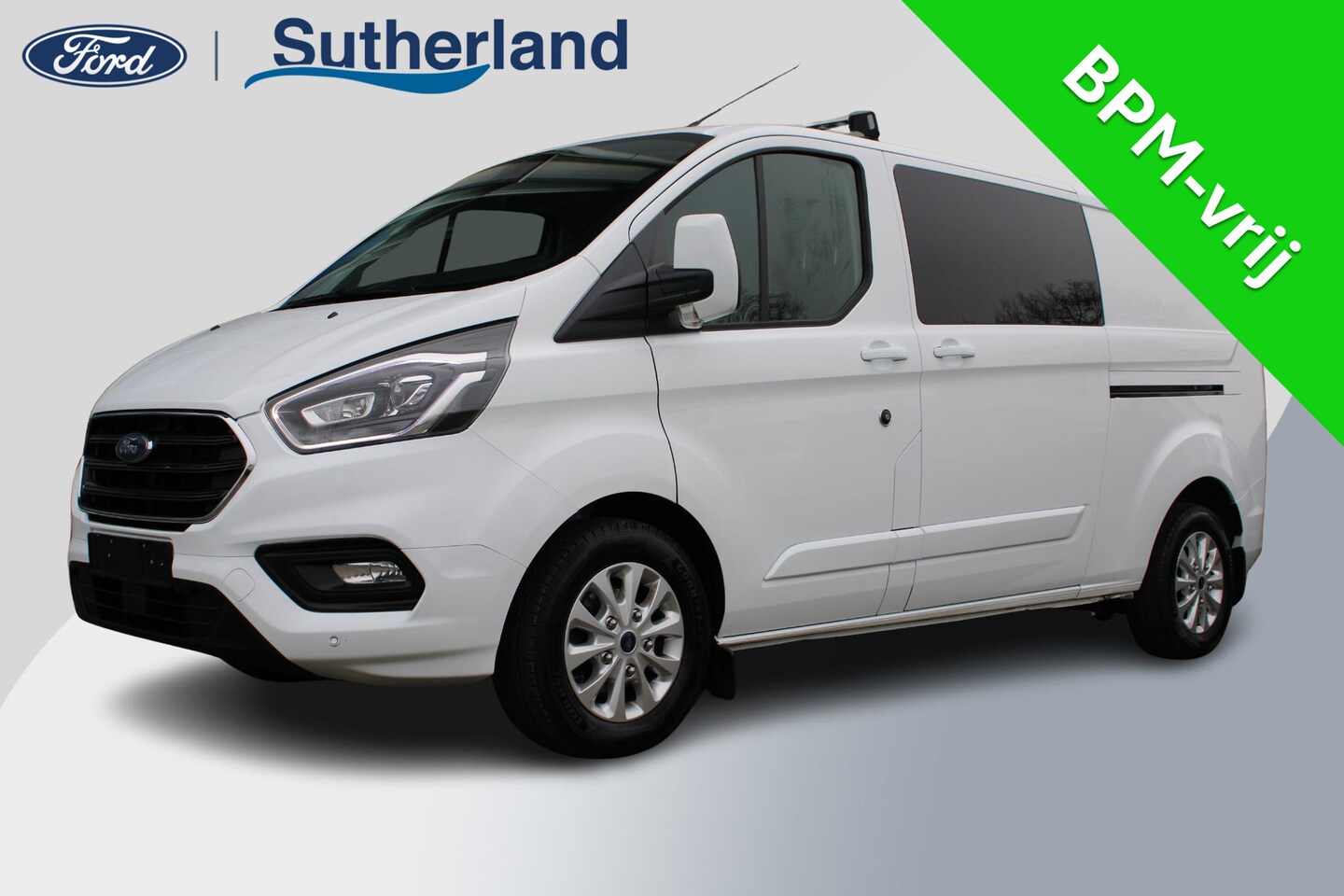 Ford Transit Custom - 340 2.0 TDCI L2H1 Limted | 170pk Automaat | Dubbele Cabine | DC | Dubbele Schuifdeur incl. - AutoWereld.nl