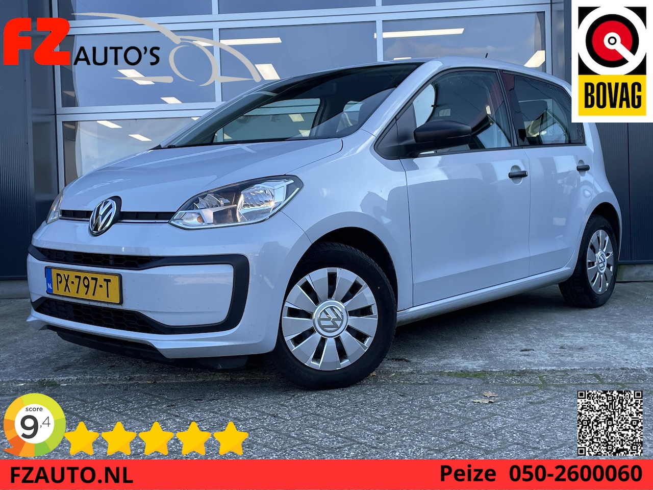 Volkswagen Up! - 1.0 BMT take up! - 5DRS - Metallic - Airco - - AutoWereld.nl
