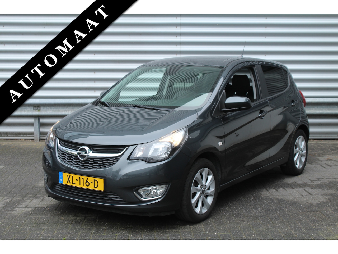 Opel Karl - 1.0 ecoFLEX 75pk Innovation AUTOMAAT NL-Auto NAP Clima Cruise Carplay Leder 15"LMV Stoelve - AutoWereld.nl