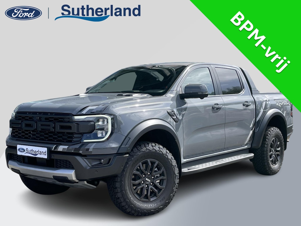 Ford Ranger Raptor - 3.0 EcoBoost 288pk V6 Automaat Rijklaar! | Conquer Grey Metallic | Raptor Pack   Nieuw Mod - AutoWereld.nl