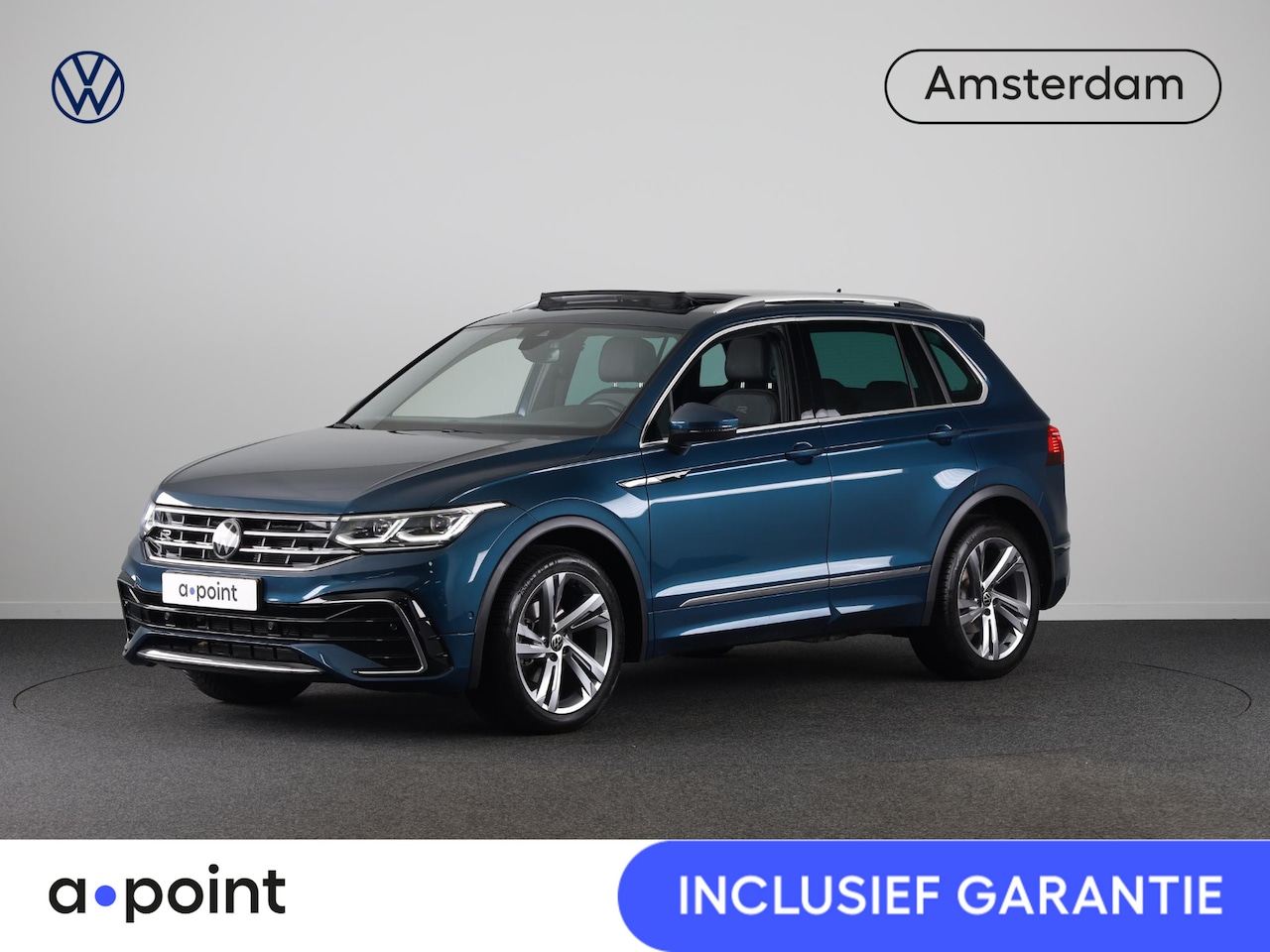 Volkswagen Tiguan - 1.5 TSI R-Line Business 150PK | Automaat (DSG) | Panoramadak | Wegklapbare trekhaak | Came - AutoWereld.nl
