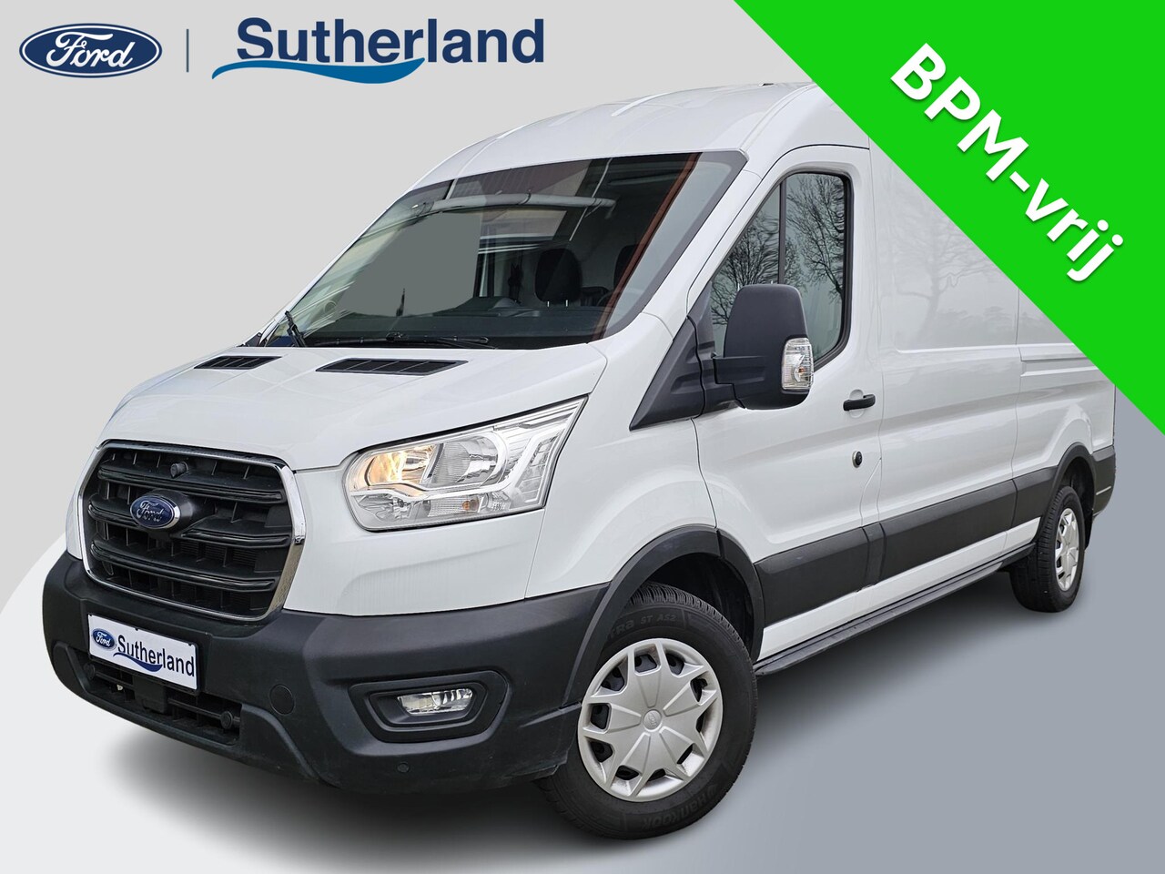 Ford Transit - 350 2.0 TDCI L3H2 Trend 130pk Automaat | Trekhaak | Airco | DAB | Parkeersensoren v+a | Zé - AutoWereld.nl