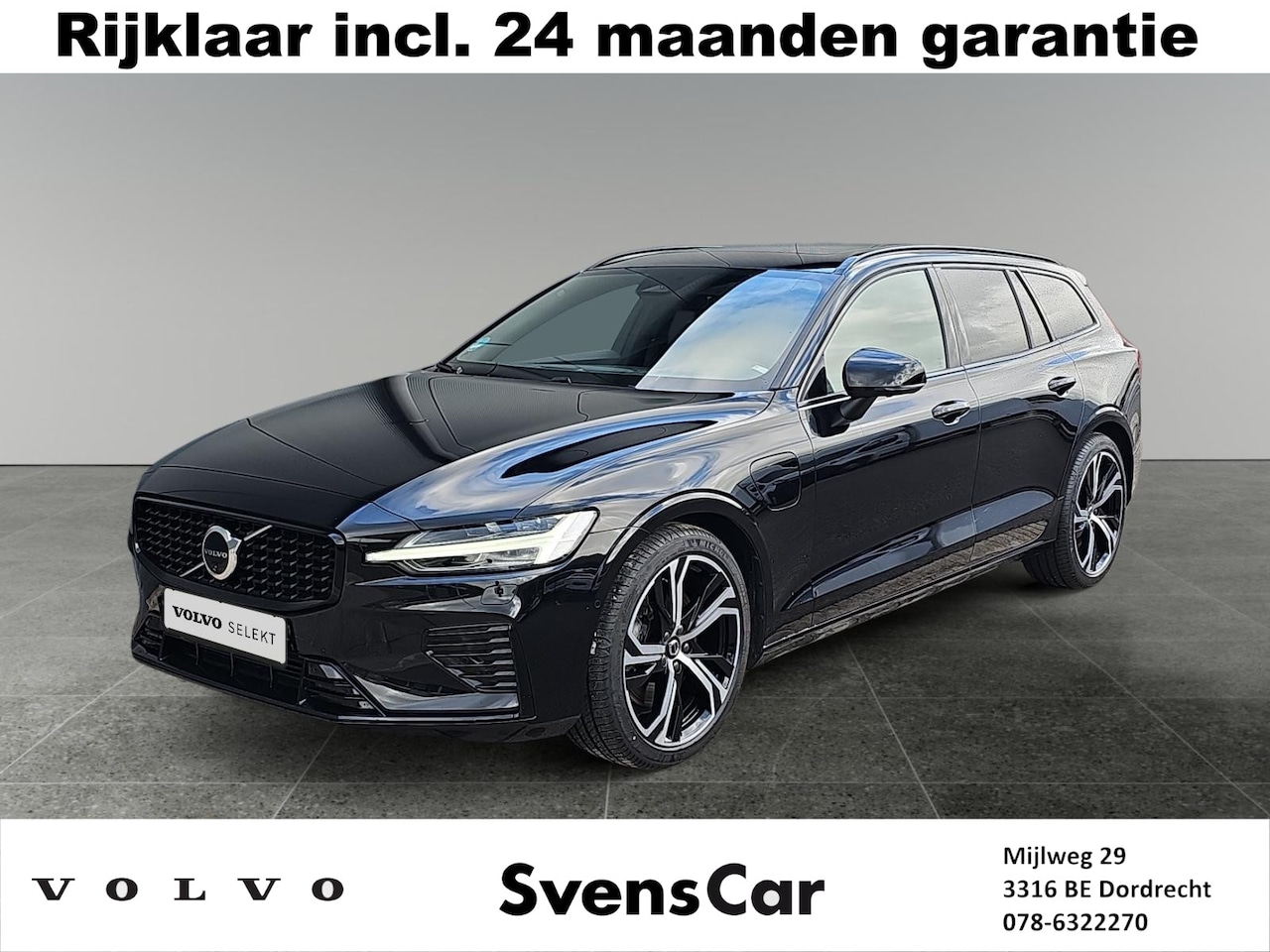 Volvo V60 - 2.0 T6 Plug-in hybrid AWD Ultra Dark | Sportstoelen | Head-up display | Panoramadak | Gela - AutoWereld.nl